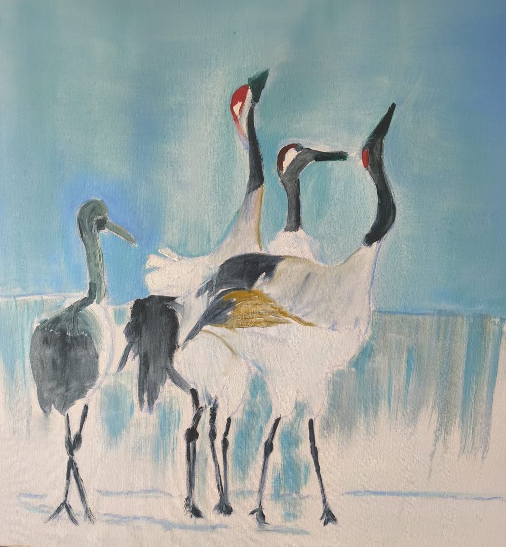 Trio de grues