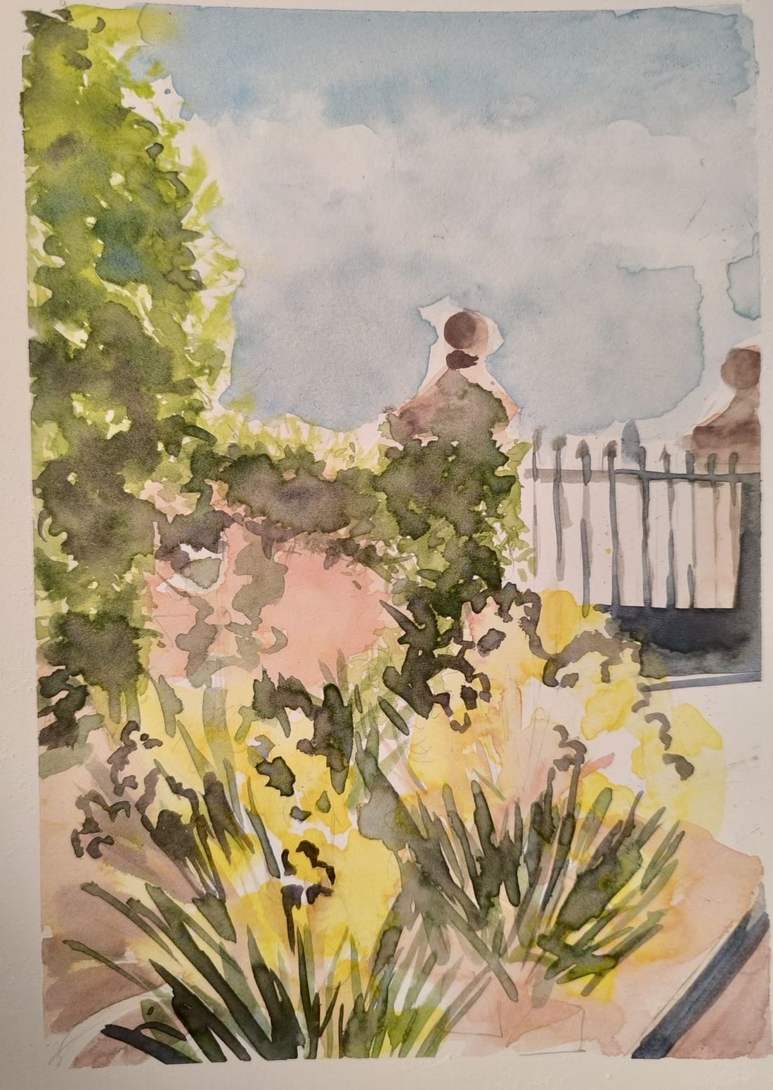 Le portail fleuri