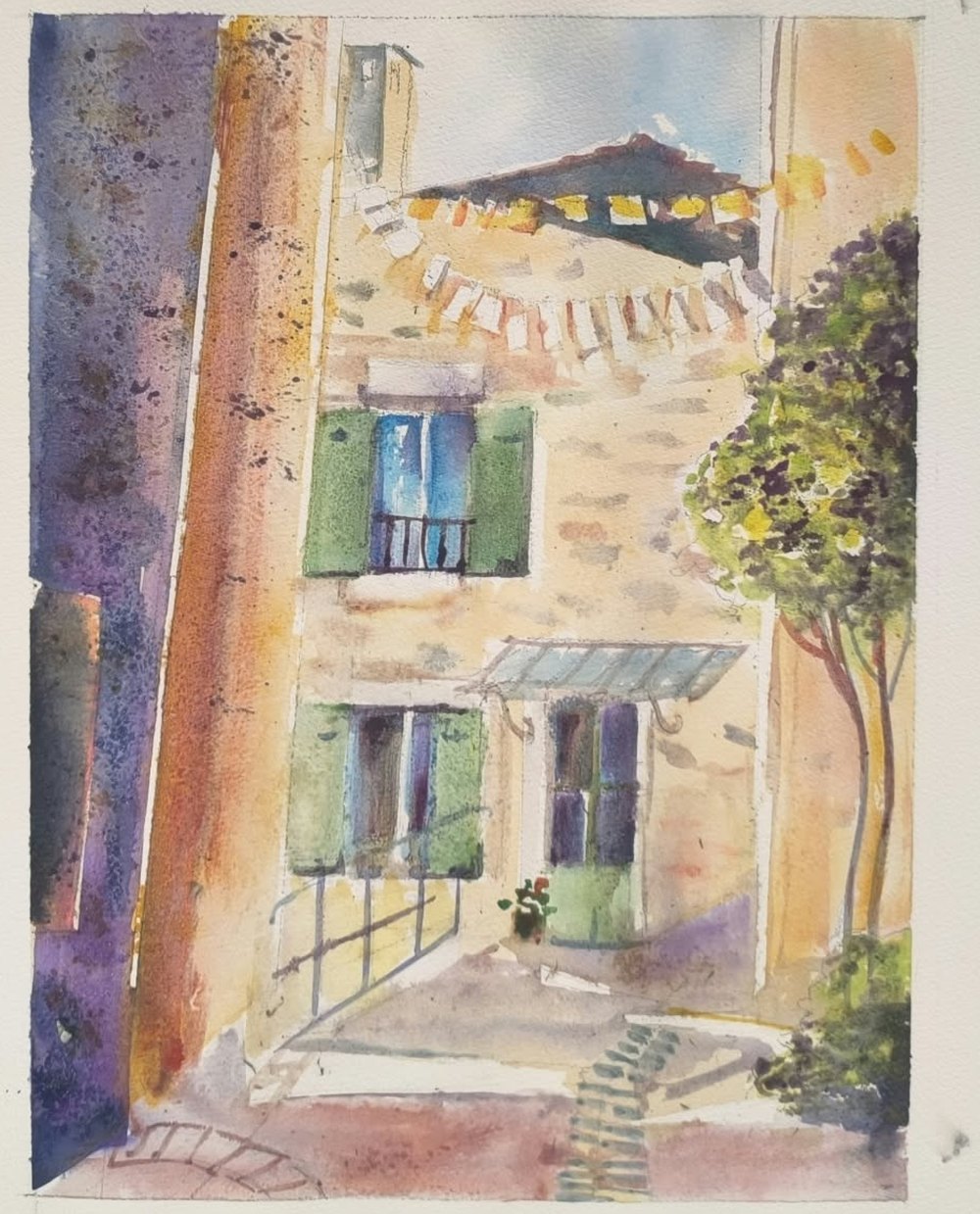 Ruelle aux volets verts